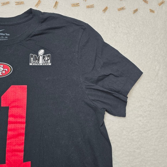 Nike San Francisco 49ers Super Bowl LIV T-Shirt Mens XXL Black Football - Picture 4 of 14